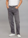 ROOKIES Men Straight Fit Mid Rise Grey