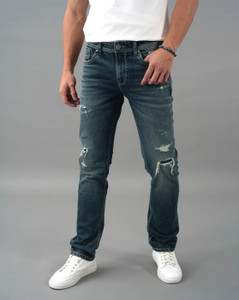 ROOKIES Slim Men Dark Blue Jeans