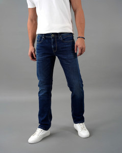 ROOKIES Slim Men Dark Blue Jeans
