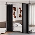 Room Divider Curtains with Ceiling Track, Wide Curtain for Room Partition
