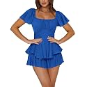 Rooscier Women's Jumpsuit Mini Short Rompers