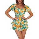 Rooscier Women's Jumpsuit Mini Short Rompers