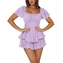 Rooscier Women's Jumpsuit Mini Short Rompers