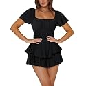 Rooscier Women's Jumpsuit Mini Short Rompers