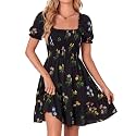 Rooscier Women39s Summer Boho Mini Dress