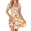 Rooscier Women39s Summer Boho Mini Dress