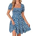 Rooscier Women39s Summer Boho Mini Dress