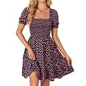Rooscier Women39s Summer Boho Mini Dress
