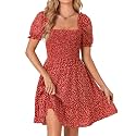 Rooscier Women39s Summer Boho Mini Dress