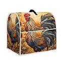 Rooster Sunflower Kitchen Aid Covers for Stand Mixer 4.5-5 qt Small Kitchen Appliance Covers Suitable for Most Mixer Food Processor Coffee Maker Juicer