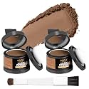 Root Cover Up Powder Hairline Powder for Women Root Touch Up Hair Color for Bald Spots, Eyebrows, Beard Line, Light-Blonde Hair Fibers for Thinning Hair Shadow Cover Up 2 Pack (Medium Brown)