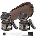 Root Cover Up Powder Hairline Powder for Women Root Touch Up Hair Color for Bald Spots, Eyebrows, Beard Line, Hair Loss Thinning Hair Shadow Cover Up 2 Pack (Dark Brown)