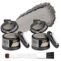 Root Cover Up Powder for Women - Light Gray Hairline Powder for Bald Spots, Eyebrows, Beard Line, Light-Blonde Hair Fibers for Thinning Hair Shadow Powder 2 Pack
