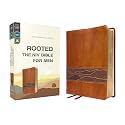 Rooted: The NIV Bible for Men, Leathersoft, Brown, Comfort Print: Shaping Men for Faithful Living in Today’s World