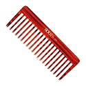 ROOTS Classic Comb | Wide Teeth Pocket/Travel | Smooth &amp; Round Teeth prevent Hair &amp; Scalp damage | For Women with Straight, Long, Silky, Wavy Hair | Wet &amp; Dry use | Length - 6.3 Inch, Model No - 91