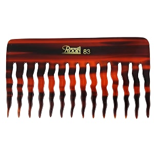 roots wavy comb  wide teeth comb  smooth rounded teeth prevent hair amp scalp damage  for men amp women  for all hair types  wet amp dry use  reduces frizz  length - 81 inch  model no 83