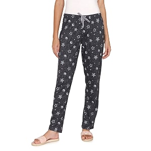 rosaline starry nights knit cotton pyjama - black beauty