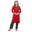 Rosary Women39s Winter Woolen Kurti Embroidered Straight