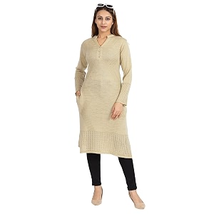 Rosary Womens Winter Wear Embroidered Warm Woolen