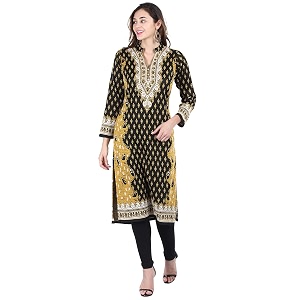 Rosary Womens Winter Wear Jacquard Woolen Straight