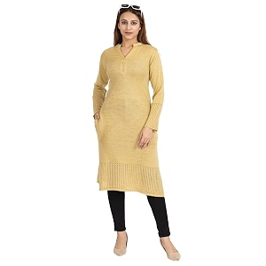 Rosary Womens Winter Wear Embroidered Warm Woolen