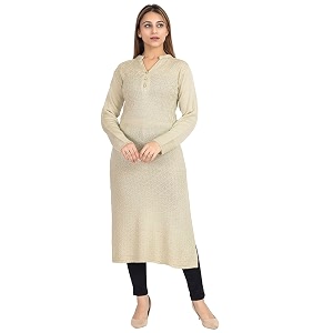 Rosary Womens Winter Wear Embroidered Warm Woolen