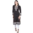Rosary Women39s Winter Woolen Kurti Jacquard Straight
