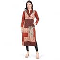 Rosary Women39s Winter Woolen Kurti Jacquard Straight