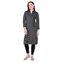 Rosary Women39s Winter Woolen Kurti Embroidered Straight