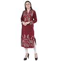 Rosary Women39s Winter Woolen Kurti Jacquard Straight