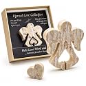 RosaryMart Jerusalem Stone Two-Piece Memorial or Separation Keepsake