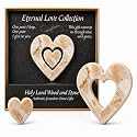 RosaryMart Jerusalem Stone Two-Piece Memorial or Separation Keepsake