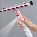 Roscoe 3 in 1 Spray Scrape Wipe Window Glass Brush Wiper Multifunctional Double-Sided Window Cleaner Brush Wiper for Bathroom Tiles,Table, Office, car(3 in 1 Spray Window Cleaner)