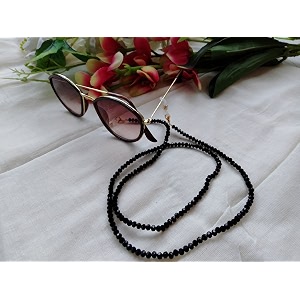 roscoe face mask chain lanyard eyeglass glasses chains mask ce holdenecklar lanyard for women stylish sunglass reading eyeglass cord adjustable end glasses holdercrystal black
