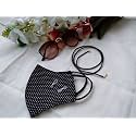Roscoe Face Mask Chain Lanyard Eyeglass Glasses Chains, Mask Chain Necklace Holder lanyard for Women Stylish Sunglass Reading Eyeglass Cord Adjustable End Glasses Holder (Black)