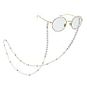 Roscoe Face Mask Chain Necklace Holder lanyard Unisex Mask Strap, Anti-lost Mask Leash, Stylish Sunglass Reading Eyeglass Cord Adjustable End Glasses Holder