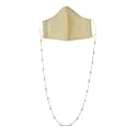 Roscoe Face Mask Chain Necklace Holder lanyard Unisex Mask Strap, Anti-lost Mask Leash, Stylish Sunglass Reading Eyeglass Cord Adjustable End Glasses Holder