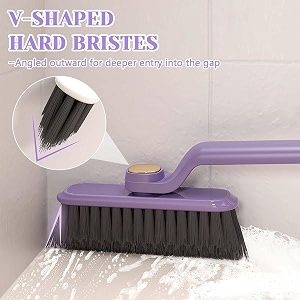 roscoe multi-function rotating crevice cleaning brush hard bristle crevice gap brush 360 degree rotating no dead corners hard bristle crevice gap brush tool for bathroom amp kitchen amp tile floors