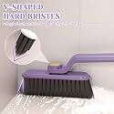 Roscoe Multi-Function Rotating Crevice Cleaning Brush, Hard Bristle Crevice Gap Brush, 360 Degree Rotating No Dead Corners Hard Bristle Crevice Gap Brush Tool for Bathroom &amp; Kitchen &amp; Tile Floors