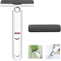 Roscoe Portable Self Squeeze Mini Mop Hand Free Washing Strong Absorbent Magic Wiper Sponge Mop Wet and Dry Use Household Cleaning Tools for Kitchen Bedroom,Bathroom,Tableware,Desktop,Glass