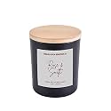 Rose & Smith Scented Black Matte Jar Candle With Wooden Lid - Himalayan Magnolia | Pure Soy Wax | Premium Fragrance For Gifting, Aromatherapy & Home Decor.