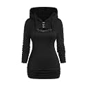 ROSE GAL Women Lace Trim Ruched Cami Tank Top and Hooded Hook Eye Cable Knit Cropped Shrug Sweater