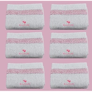 rose gold cotton floor cleaning clothfloor dusterpocha 600 gsm off white large size 30x30 inch 06