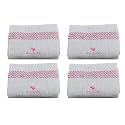 Rose Gold 600 GSM Cotton Floor Cleaning Pocha | Heavy Duty Cotton Cleaning Cloth | Floor Duster &amp; Mop Cloth | Reusable &amp; Washable Sweeping Cloth | Super Absorbent Wet &amp; Dry | 30x30 Inch | Pack of 4