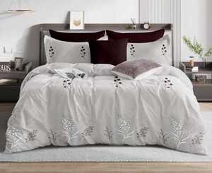 rosealia cotton super king flat 260 tc printed 1 bedsheet with 2 pillow covers multi6
