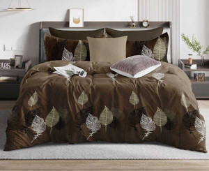 rosealia cotton super king flat 260 tc printed 1 bedsheet with 2 pillow covers multi5