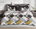 ROSEALIA Cotton Super King Flat 260 TC Printed 1 Bedsheet with 2 Pillow Covers
