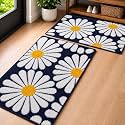 Roseate Flower Anti Skid 50x80 cm Microfiber