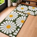 Roseate Flower Anti Skid 50x80 cm Microfiber