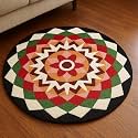 Roseate Rangoli 60x60 cm Super Soft Microfiber